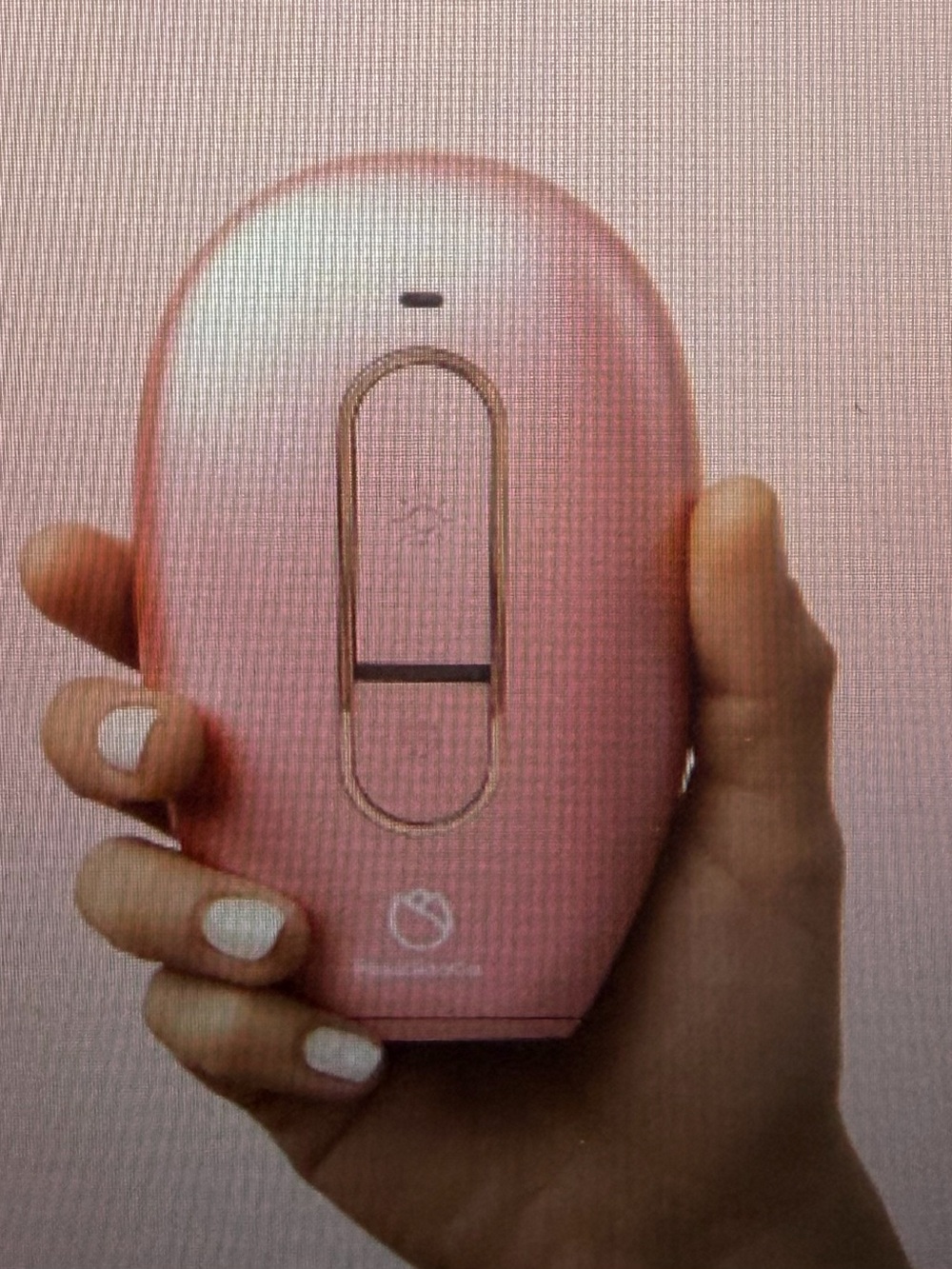 Rechargeable Pink Handheld Personal Device